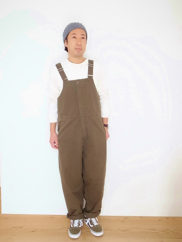 Ordinary fits DUKE OVERALL KHK　(オーディナリーフィッツ　デュークオーバーオール)