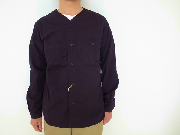 orslow NOCOLLAR SHIRT  (orslow ノーカラーシャツ)