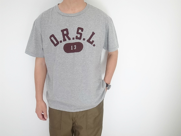 Orsow T-SHIRT O.R.S.L 13PRINT HEATHER GRAY(オアスロウ)