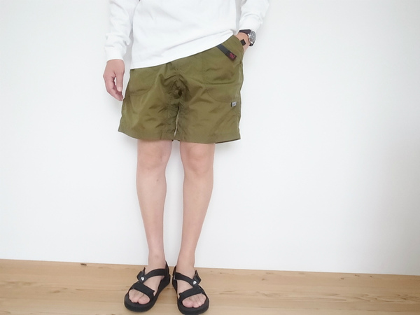 GRAMICCI  UTILITY TRAIL SHORT ARMY GREEN  (グラミチ)