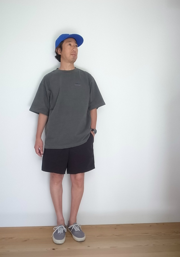 THOUSAND MILE PIGMENT EMBROIDERY H/S TEE(サウザンドマイル)