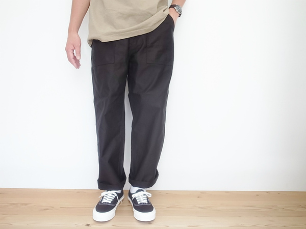 Ordinary fits BAKER PANTS BLACK(オーディナリーフィッツ)