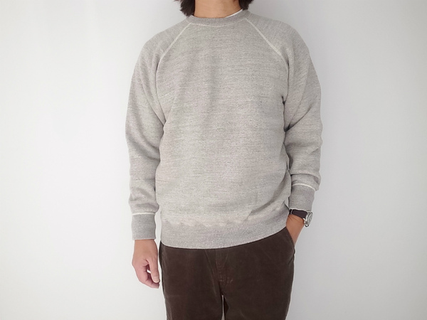 Orslow LOOPWEEL CREWNECK SWET SHIRT H.GRAY(オアスロウ)