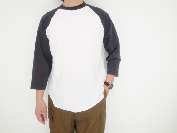 WALLA WALLA SPORT 3/4 BASEBALL TEE 2-TONE(ワラワラスポーツ)