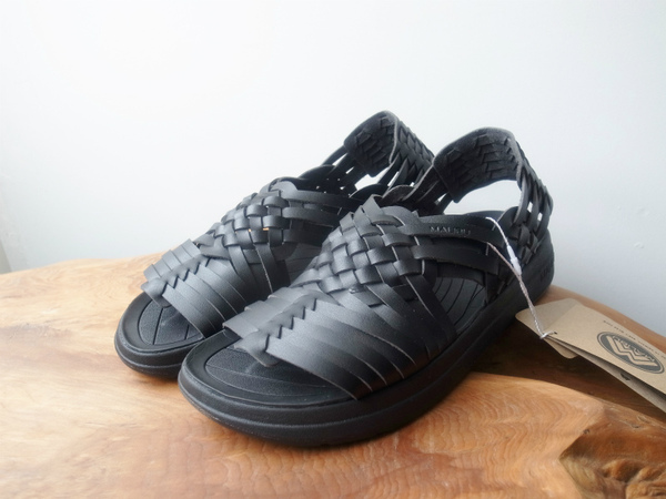 MALIBU SANDALS CANYON BLACK/BLACK VEGAN LETHER(マリブサンダル)