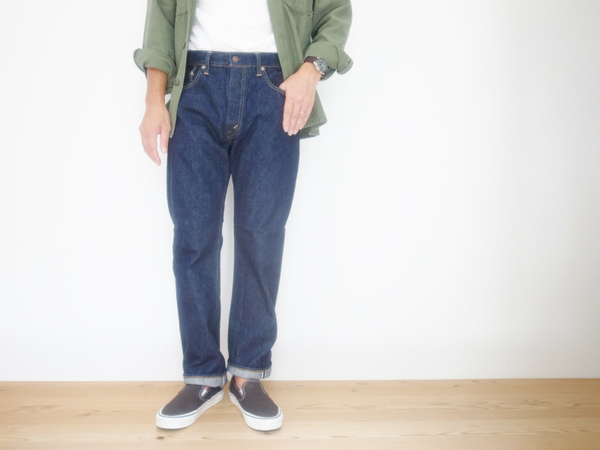 orslow 107 IVY FIT SELVEDGE DENIM ONE WASH(オアスロウ107)