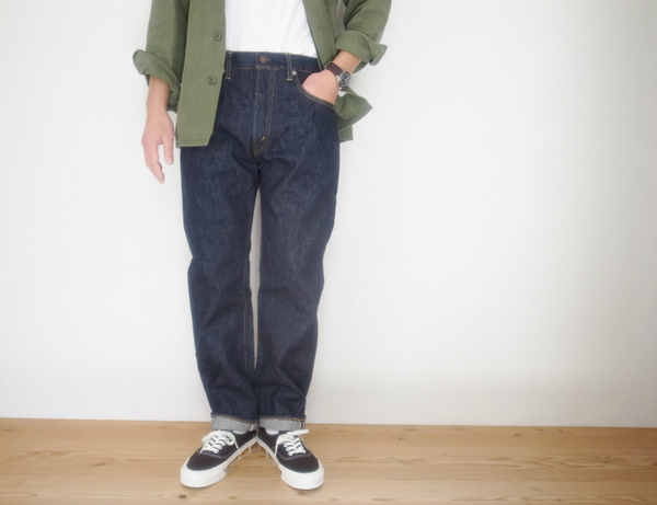 orslow 107 IVY FIT SELVEDGE DENIM ONE WASH(オアスロウ107)