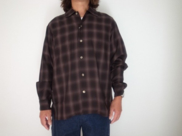 Manual Alphabet TWILL FADE CHECK  SHT(マニュアルアルファベット)
