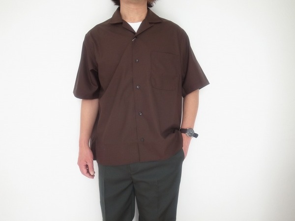 Manual Alphabet T/W/R TROPICAL S/S OPEN COLLAR SHIRTS(マニュアルアルファベット)