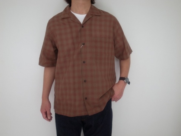 Manual Alphabet C/S LAWN S/S OPEN COLLAR SHIRTS(マニュアルアルファベット)