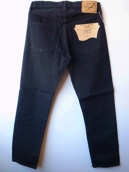 orslow  IVY FIT JEANS 107 D61 Black Denim