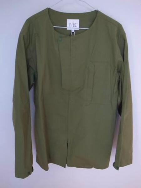 F/CE TRAVELLER BLOUSON トラベラーブルゾン ノーカラー　緑 F/CE TRAVELLER BLOUSON KHAKI | DOWN THE LINE - 和歌山県和歌山市
