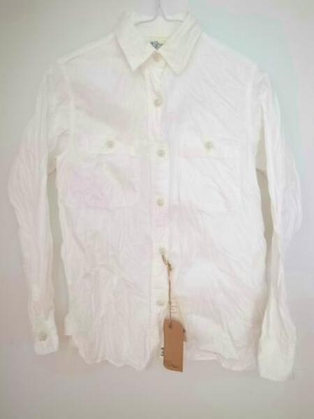 orslow WOMENS WORK SHIRT WHITE