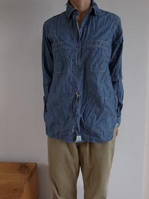 orslow WOMENS WORK SHIRT chambray