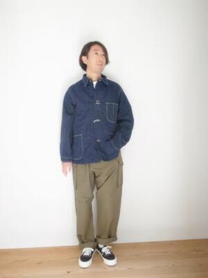 Orslow 40'COVERRALL DENIM ONE WASH (オアスロウ)