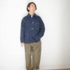 Orslow 40'COVERRALL DENIM ONE WASH (オアスロウ)