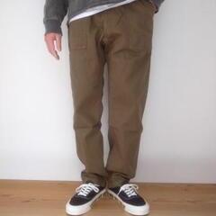 Gramicci LOOSE TAPERED RIDGE PANTS OLIVE