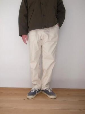Gramicci LOOSE TAPERED RIDGE PANTS GREIGE