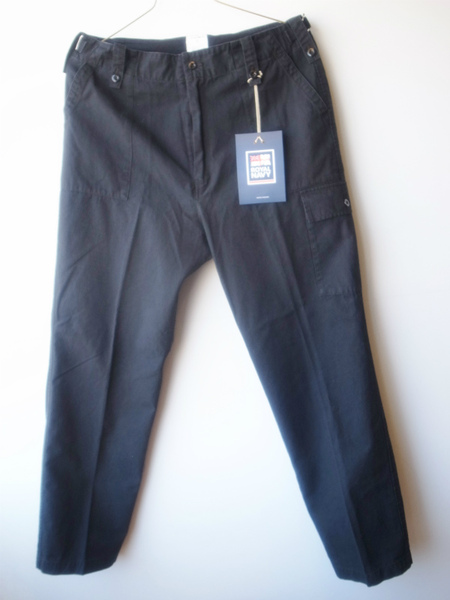 ROYAL NAVY LIGHT WEIGHT CARGO TROUSERS RN99 BLACK