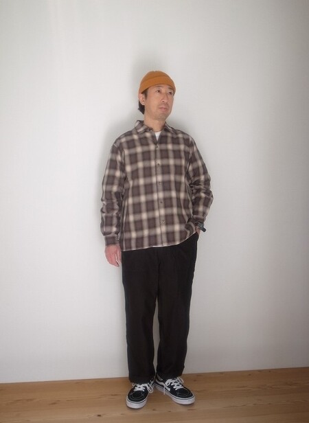 Manual Alphabet TWILL OMBRE OPEN COLLAR SHT