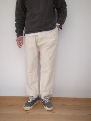 GRAMICCI LOOSE TAPERED PANTS GREIGE