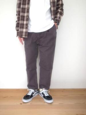 GRAMICCI LOOSE TAPERED PANTS FOSSIL GREY PIGMENT