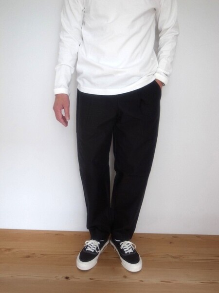 Jackman Back Nep Umps Pants BLACK