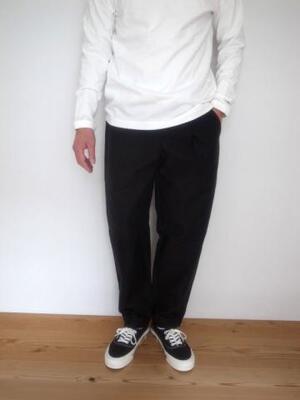 Jackman Back Nep Umps Pants BLACK
