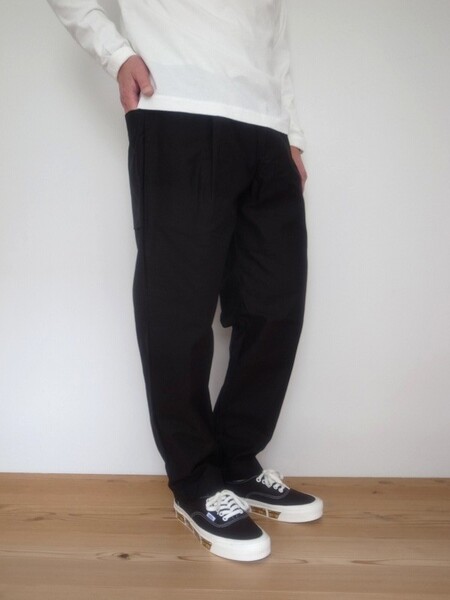 Jackman Back Nep Umps Pants BLACK