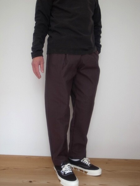 Jackman Back Nep Umps Pants Dark Grey