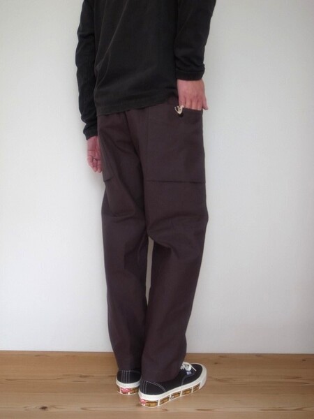 Jackman Back Nep Umps Pants Dark Grey