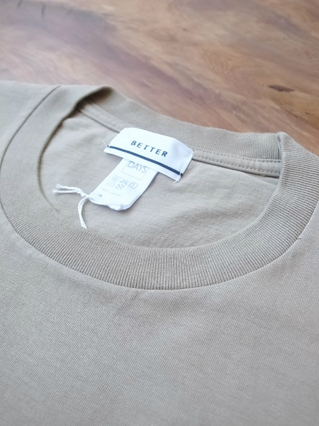 BETTER AMERICAN COTTON S/S T-SHIRT BEIGE