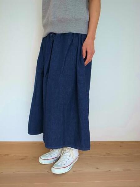 orslow レディース　GATHER SKIRT DENIM