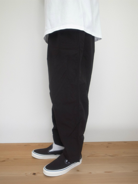 BURLAP OUTFITTER WIDE TRACK PANT BLACK