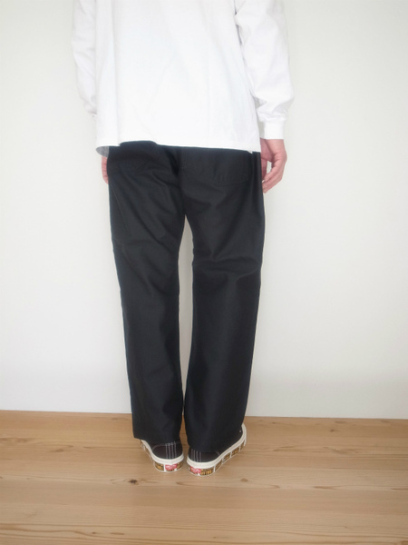 Ordinary fits 108 BAKER PANTS BLACK