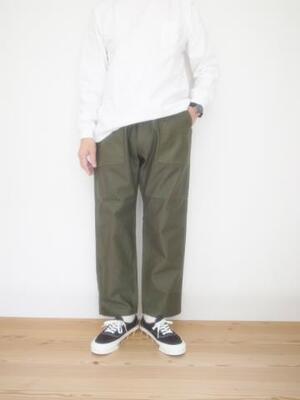 Ordinary fits 108 BAKER PANTS KHAKI