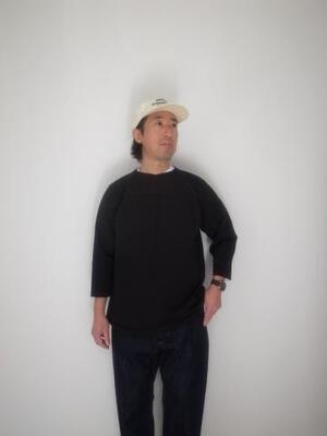 WALLA WALLA SPORT 9oz FOOTBALL TEE BLACK