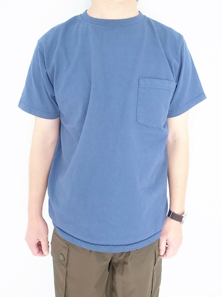 GOOD WEAR SS  POKET TEE SMOKY CBALT