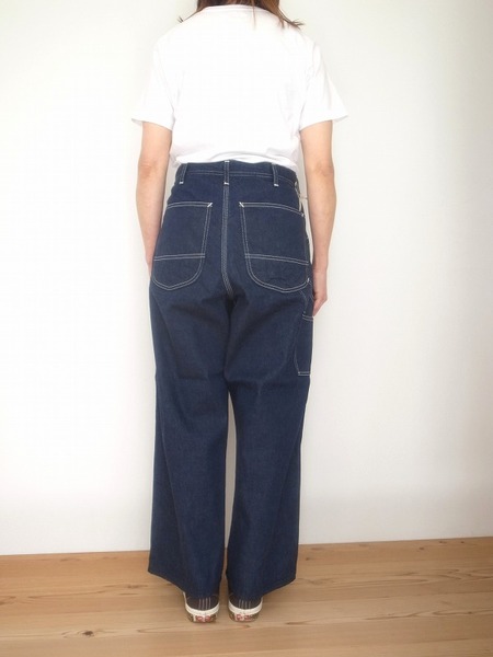 orslow WIDE FIT 30'S PAINTER PANTS DENIM ONE WASH