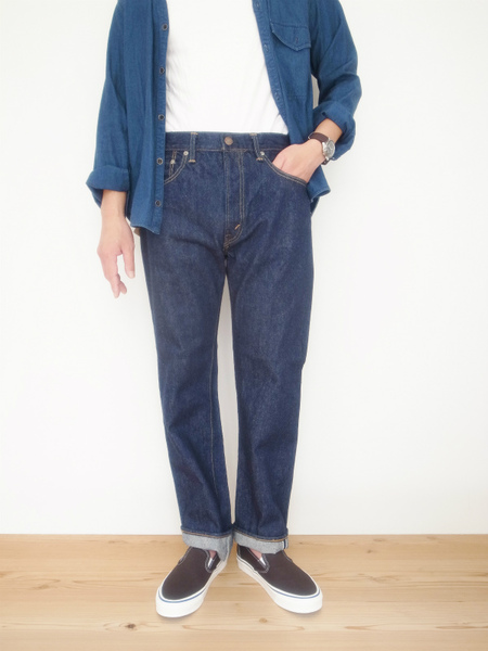 orslow 107 IVY FIT SELVEDGE DENIM ONE WASH