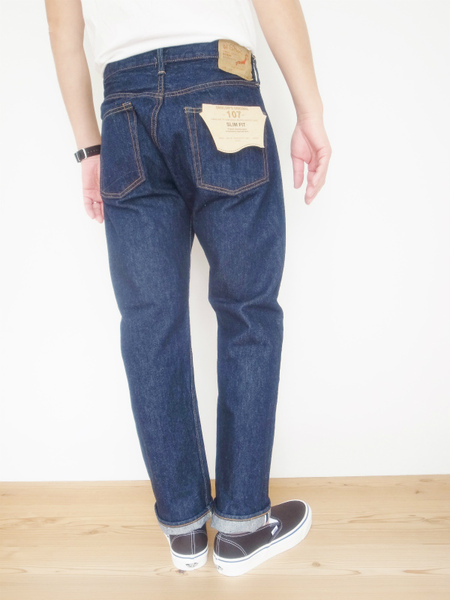 orslow 107 IVY FIT SELVEDGE DENIM ONE WASH