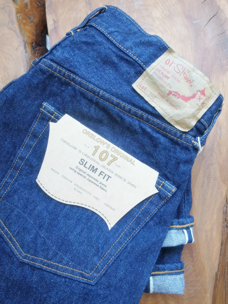 orslow 107 IVY FIT SELVEDGE DENIM ONE WASH