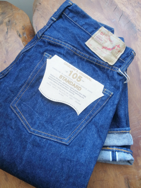 orslow 105 STANDARD SELVEGE DENIM ONE WASH