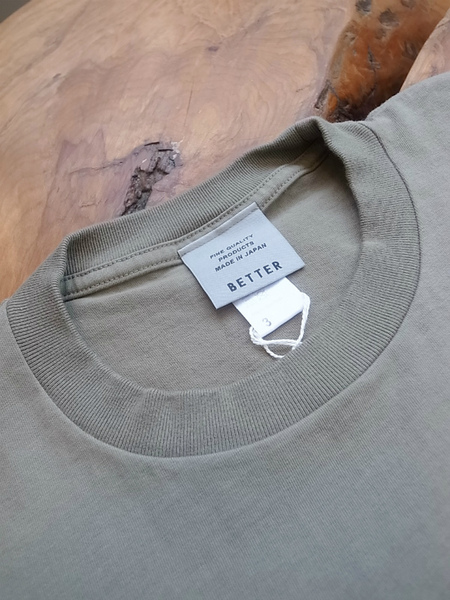 BETTER AMERICAN COTTON S/S T-SHIRT SAGE GRAY