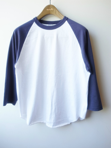 WALLA WALLA SPORT 3/4 BASEBALL TEE 2-TONE NAVY