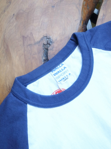 WALLA WALLA SPORT 3/4 BASEBALL TEE 2-TONE NAVY