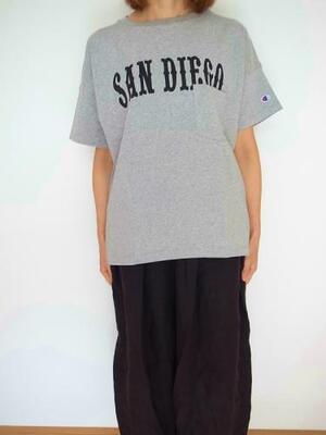 Champion  S/S POKET T- SHIRT GRAY