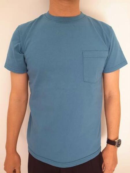 GOOD WEAR SS  POKET TEE BLUEGRASS