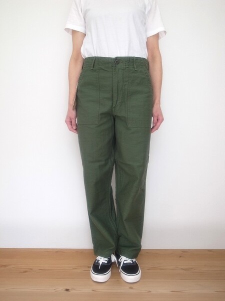 orslow SHORT LENGTH  US ARMY FATIGUE PANTS GREEN