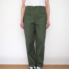 orslow SHORT LENGTH  US ARMY FATIGUE PANTS GREEN
